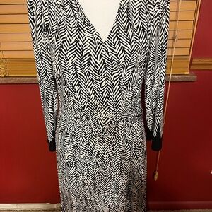 White House Black Market faux wrap dress